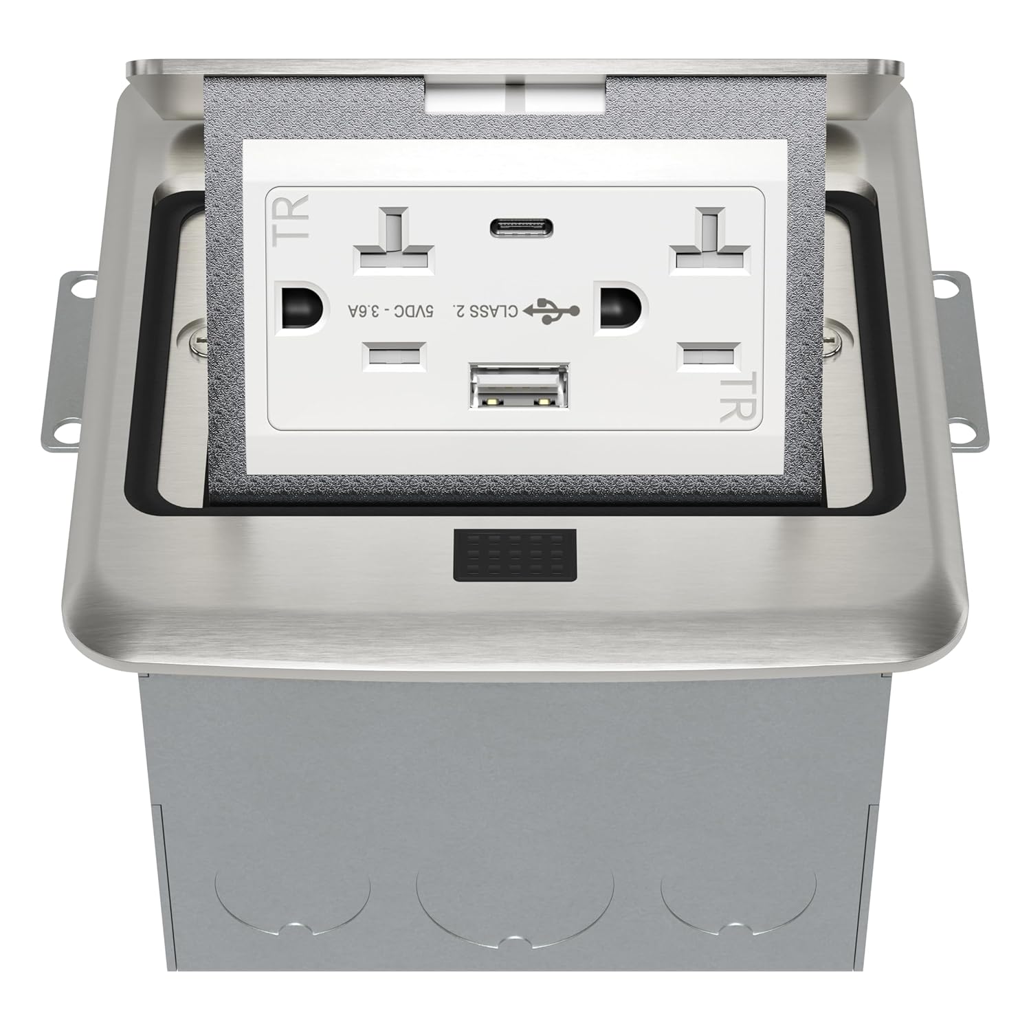 Recep USB/TipoC 20A TR WH