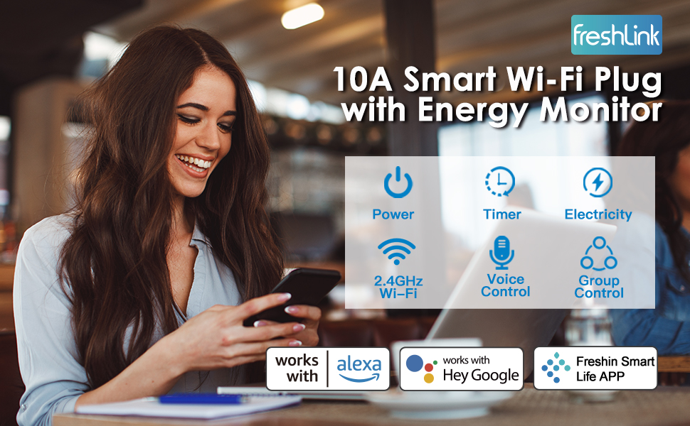 Wifi Smart Plug 10A AC100-240V