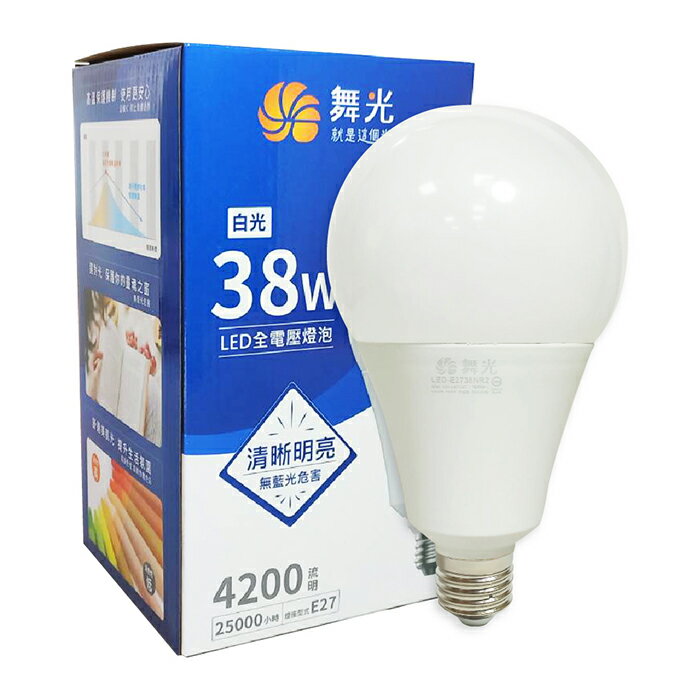 Bombilla LED 38W 6500K