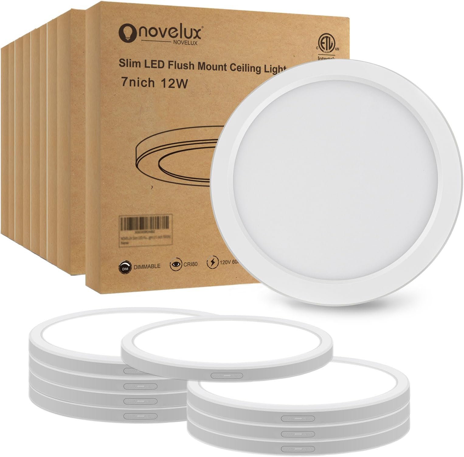 LED 12w Ceiling Round 7" 6K