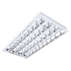 Lampara 2x4 LED 4 Tubos Vacia